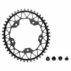 Absolute Black Oval 1x With Bolts 110 BCD Chainring