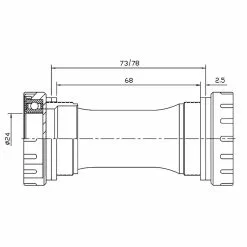 Neco Thread Bottom Bracket Cup -Cheap Bottom Brackets Store neco thread bottom bracket cup 3