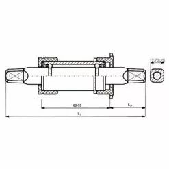 Neco Thread LS Bottom Bracket -Cheap Bottom Brackets Store neco thread ls bottom bracket 1